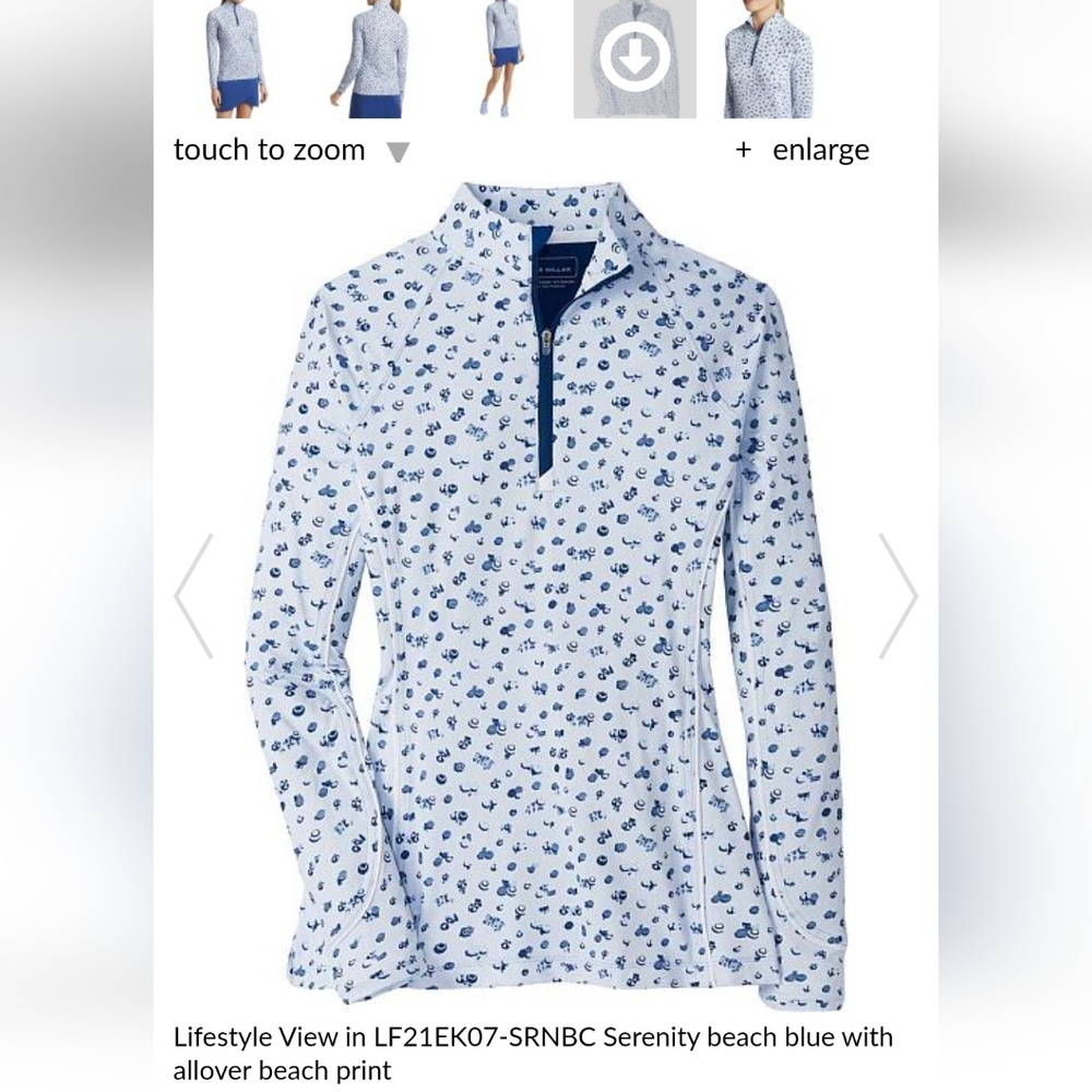 NWT Peter Millar Sun Shirt golf size S